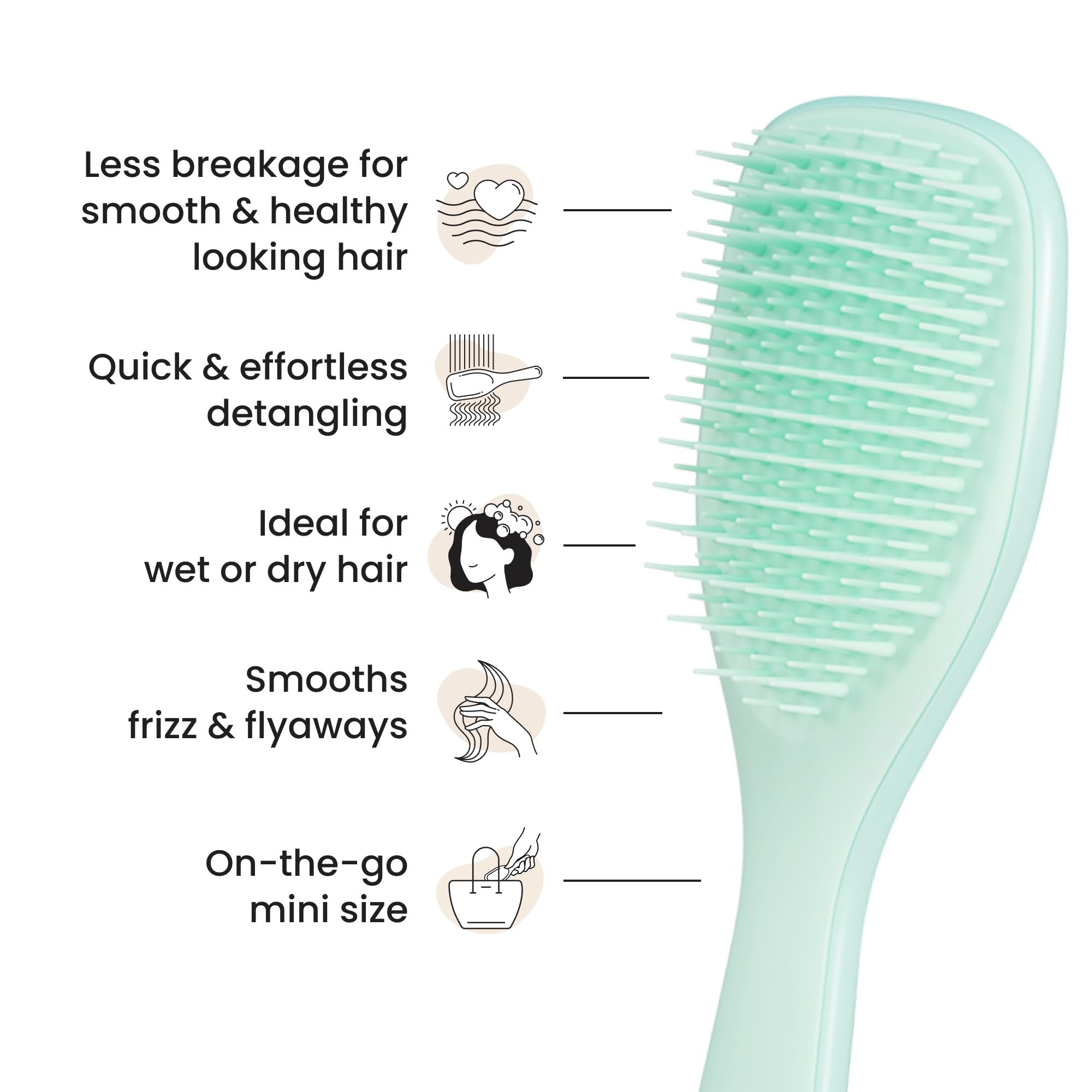 Tangle Teezer démêlage efficace sur cheveux humides et secs en douceur