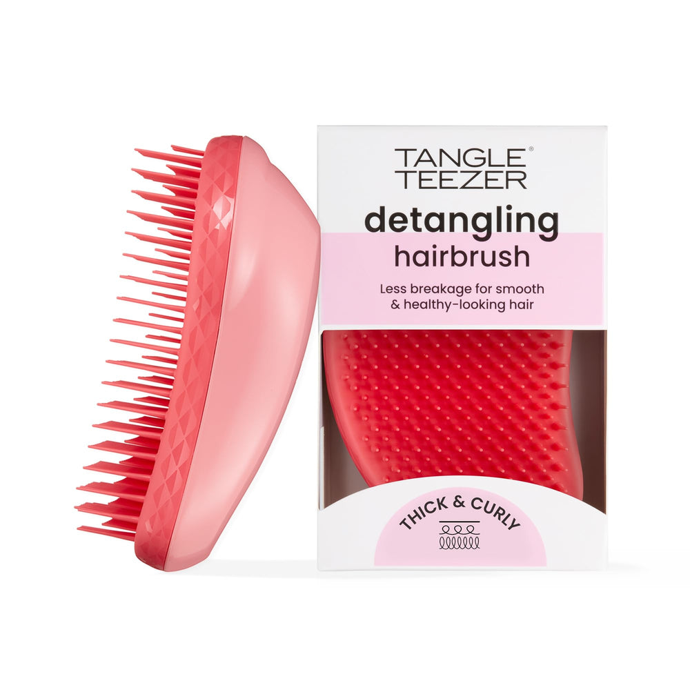 Brosse démêlante Tangle Teezer Original démêlant les cheveux secs et humides avec douceur.