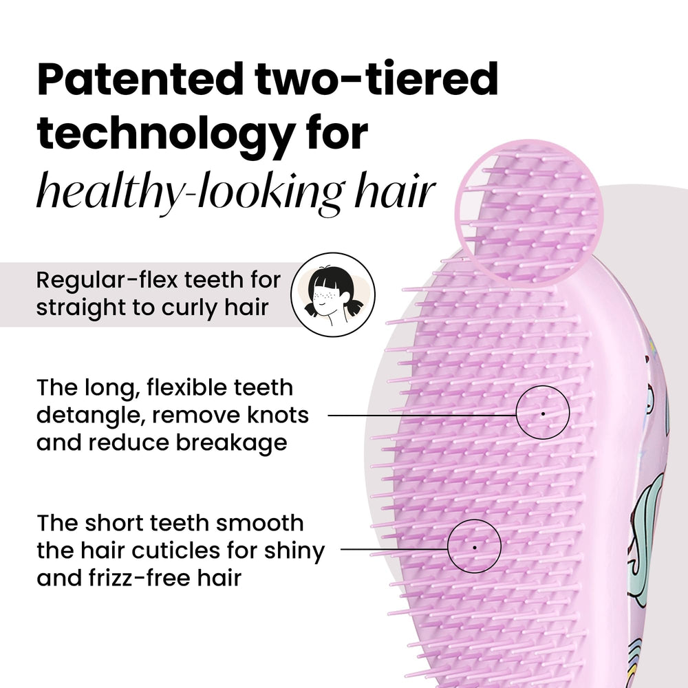Tête à deux niveaux des dents Tangle Teezer Original pour démêlage en douceur