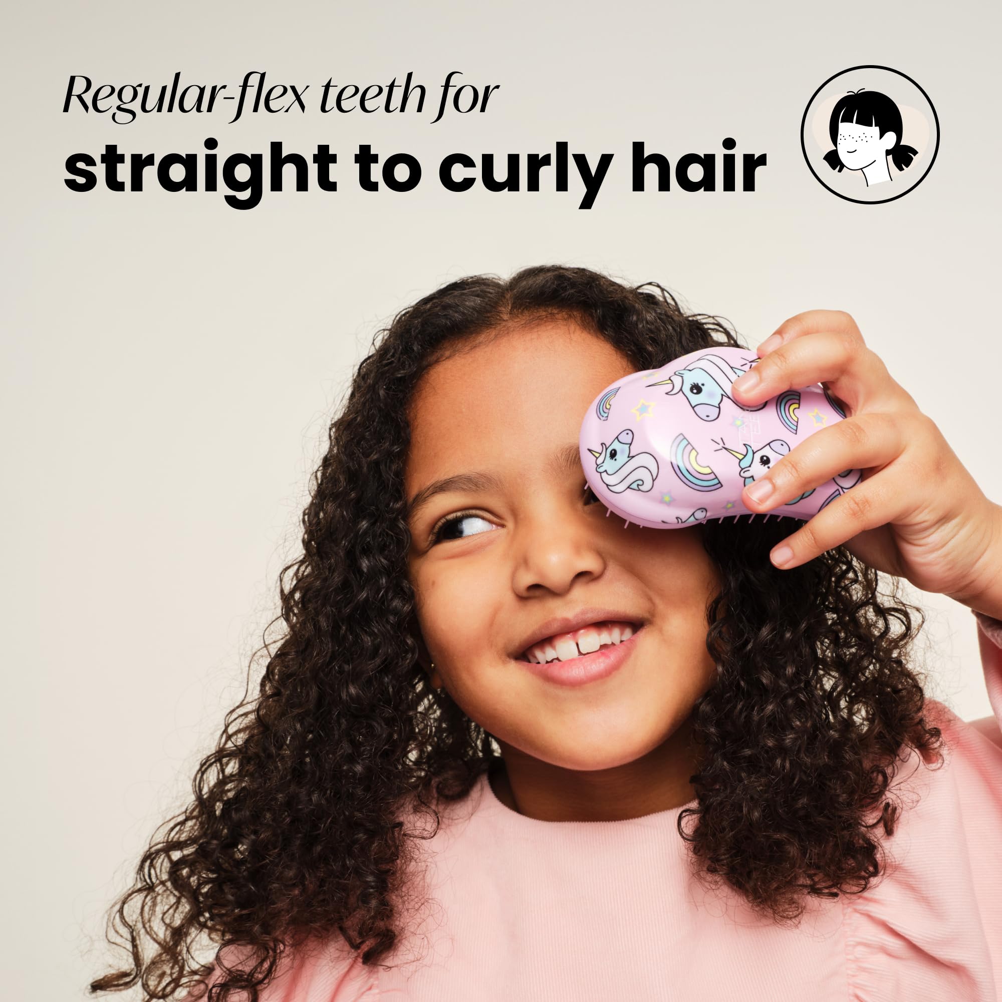 Dents longues et courtes de la Tangle Teezer Original pour lisser et réduire la casse
