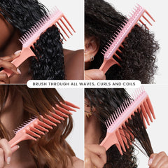 Tangle Teezer, poignée ergonomique, prise en main confortable pendant le démêlage.