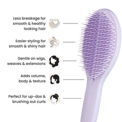 Tangle Teezer Styler Ultime – dentition en deux niveaux: capture et lissage efficace.