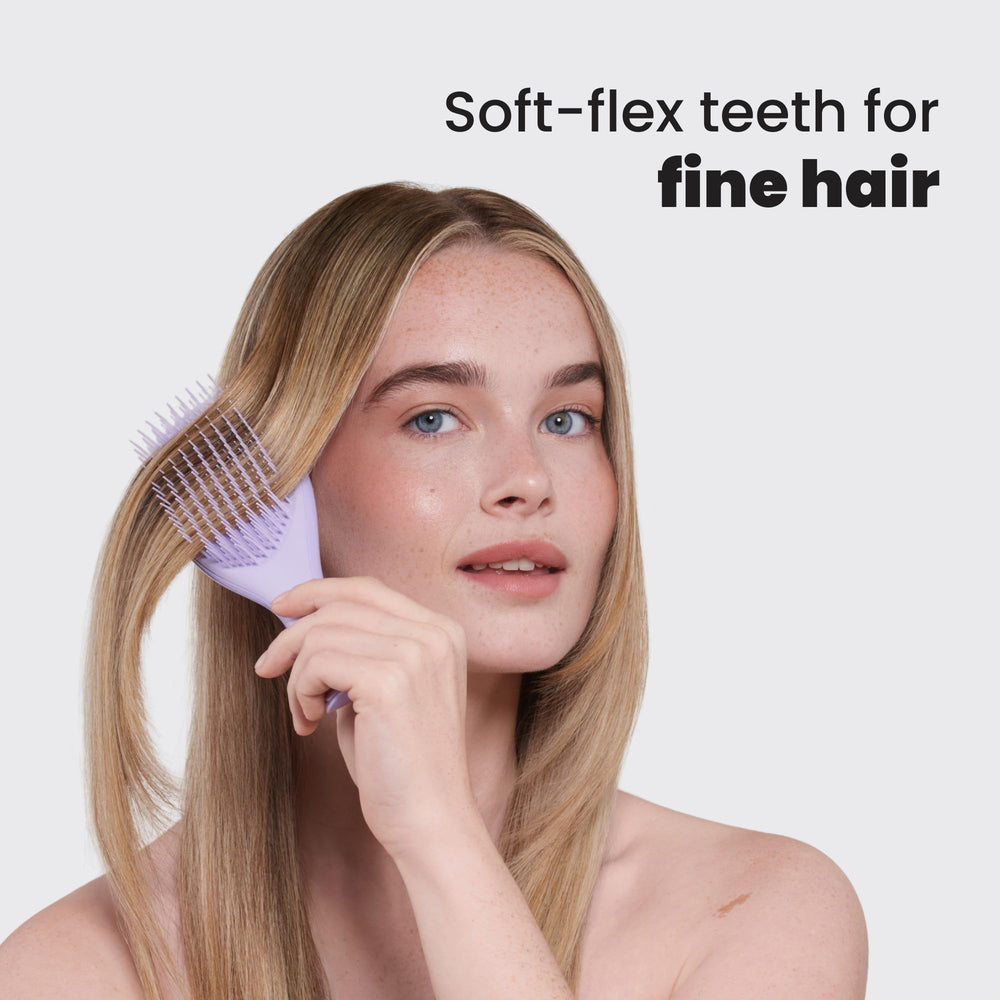 Utilisation humide et sèche facilitée par la Tangle Teezer Fine & Fragile.