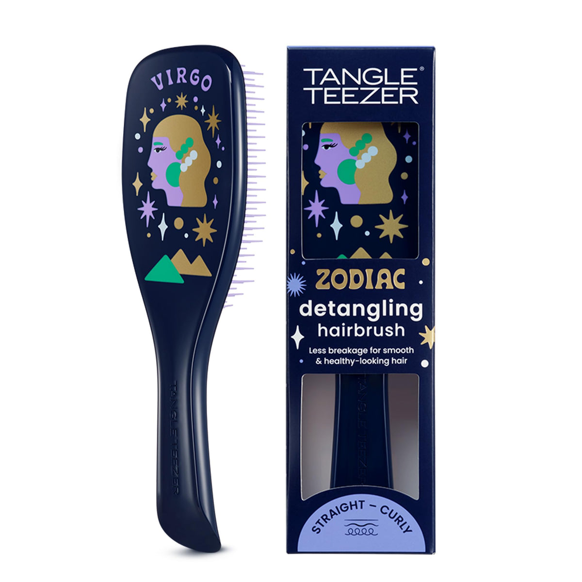 Tangle Teezer Zodiac Vierge: démêlage en douceur sur cheveux mouillés et secs