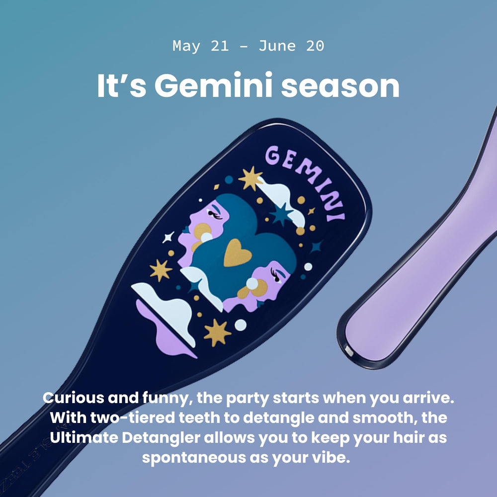 Tangle Teezer Zodiac Gémeaux dents douces limitant la casse
