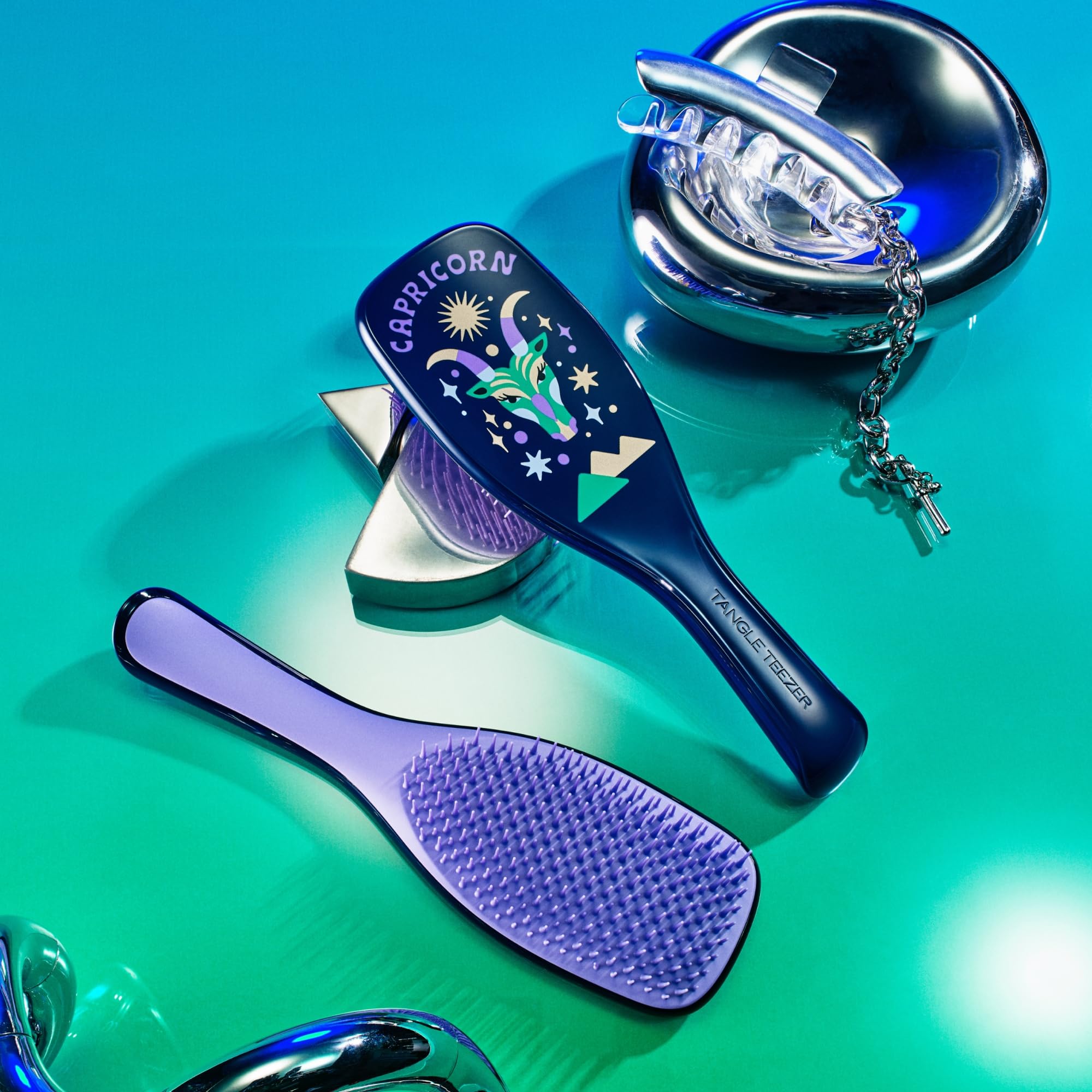 Utilisation humide et sèche avec Tangle Teezer Capricorne.
