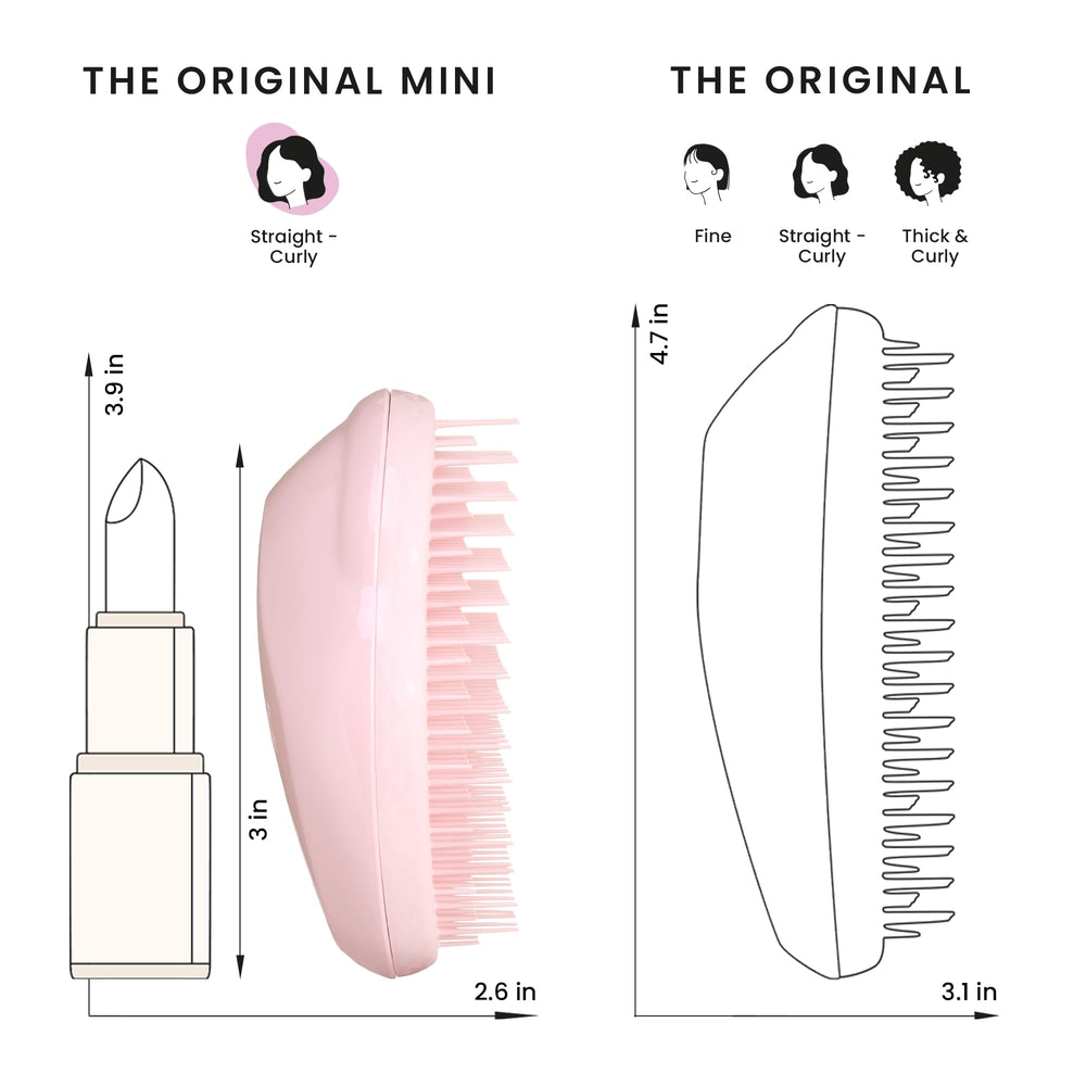 Convient à tous types de cheveux avec la Tangle Teezer.
