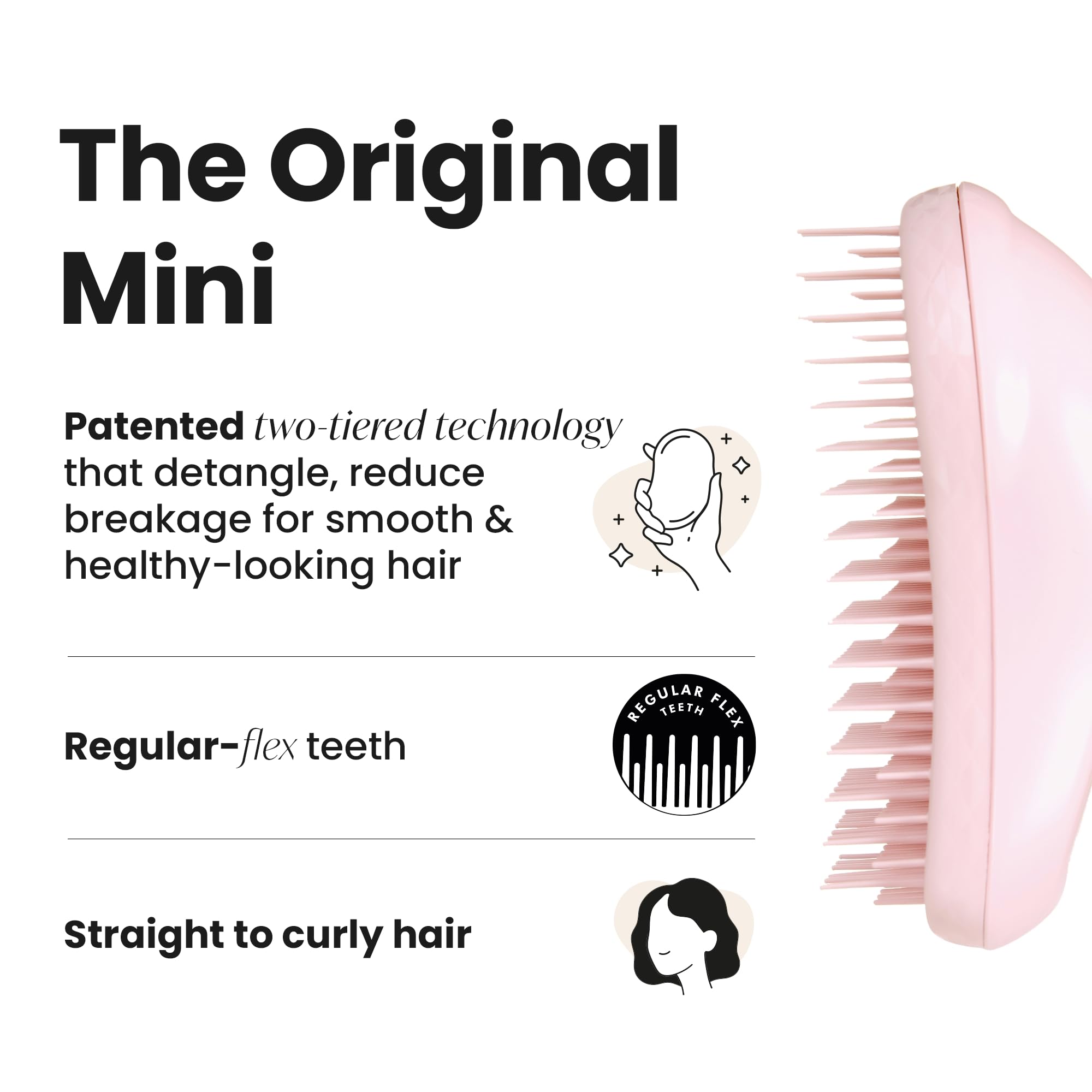 Design rose millennial élégant du Tangle Teezer.