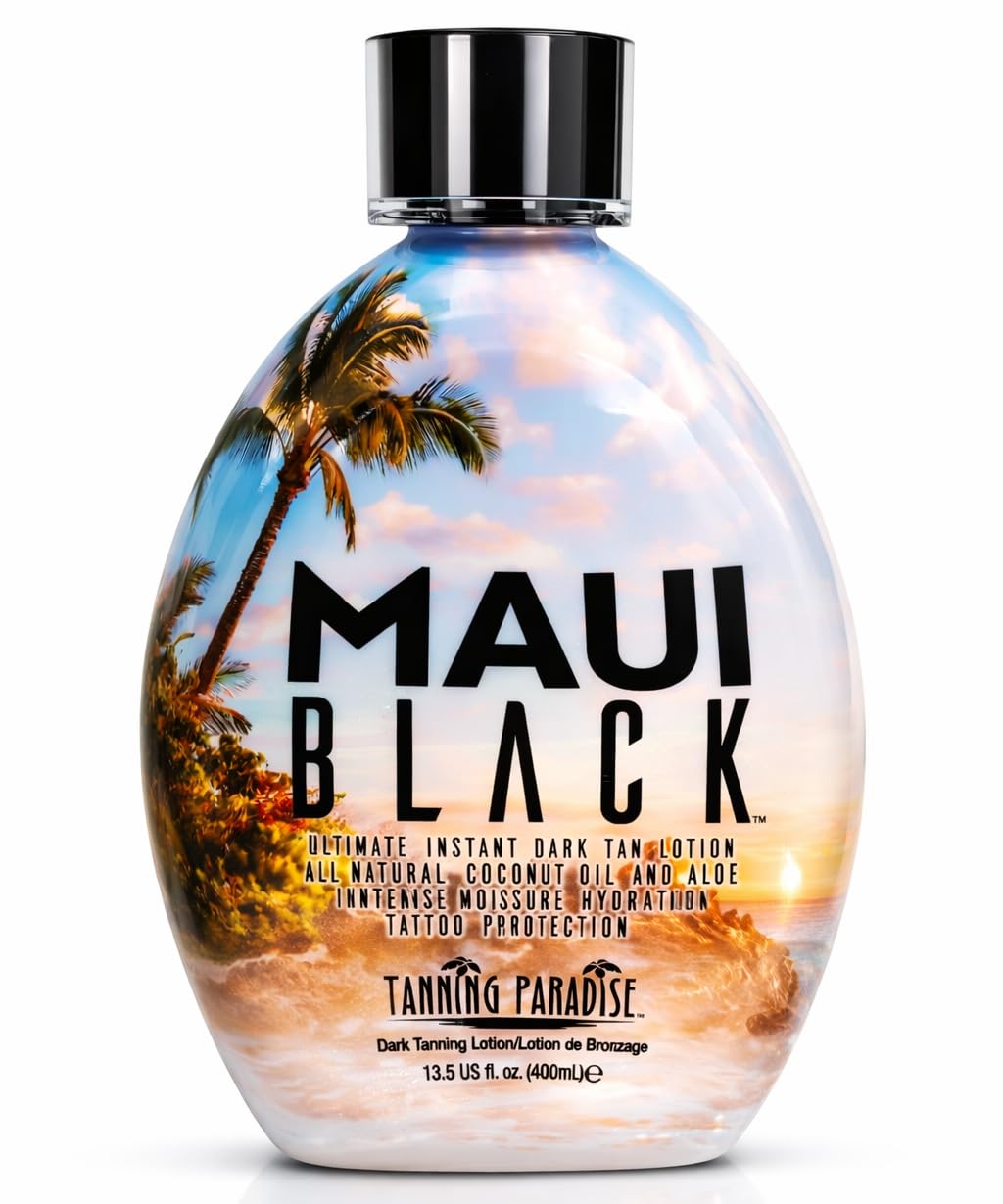 Tanning Paradise Maui: lotion bronzante instantanée pour une teinte uniforme et naturelle.