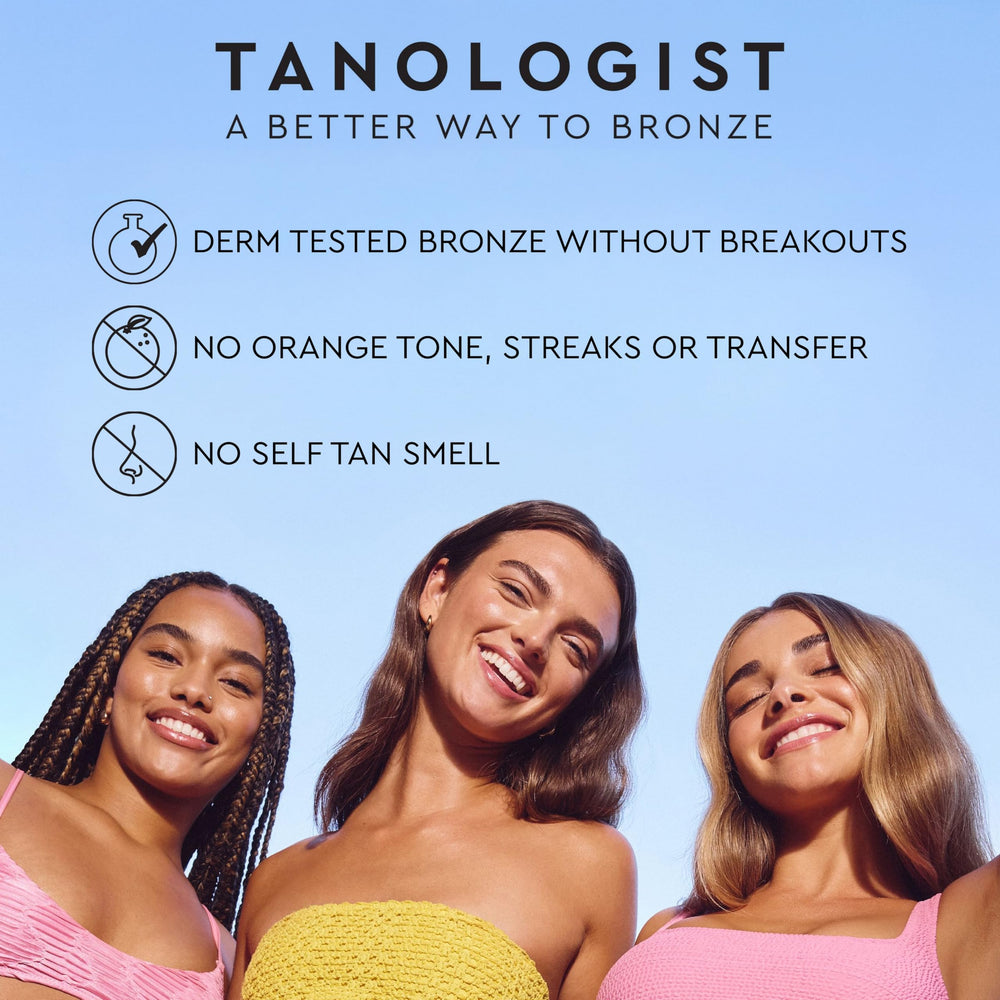 Tanologist – texture légère et absorption rapide sur la peau.