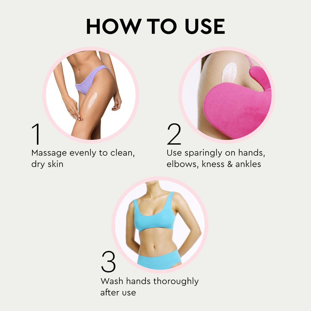 Tanologist – application circulaire sur peau sèche pour fini uniforme.