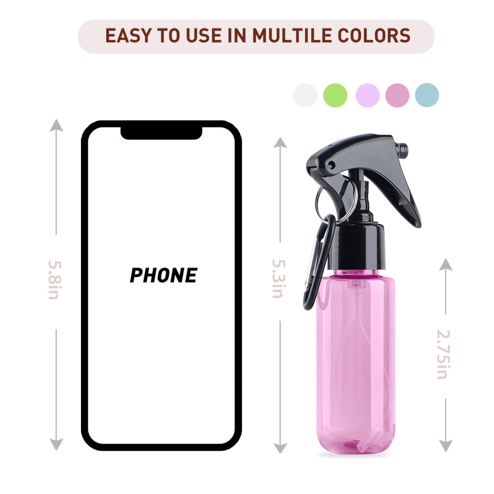 Ensemble TANSHINE 5× 50ml, pratique pour voyages et familles.