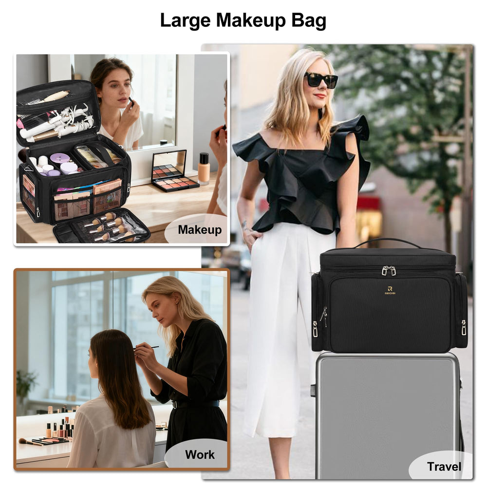 TANTO Sac Maquillage, poignées doubles facilitant la prise en main.