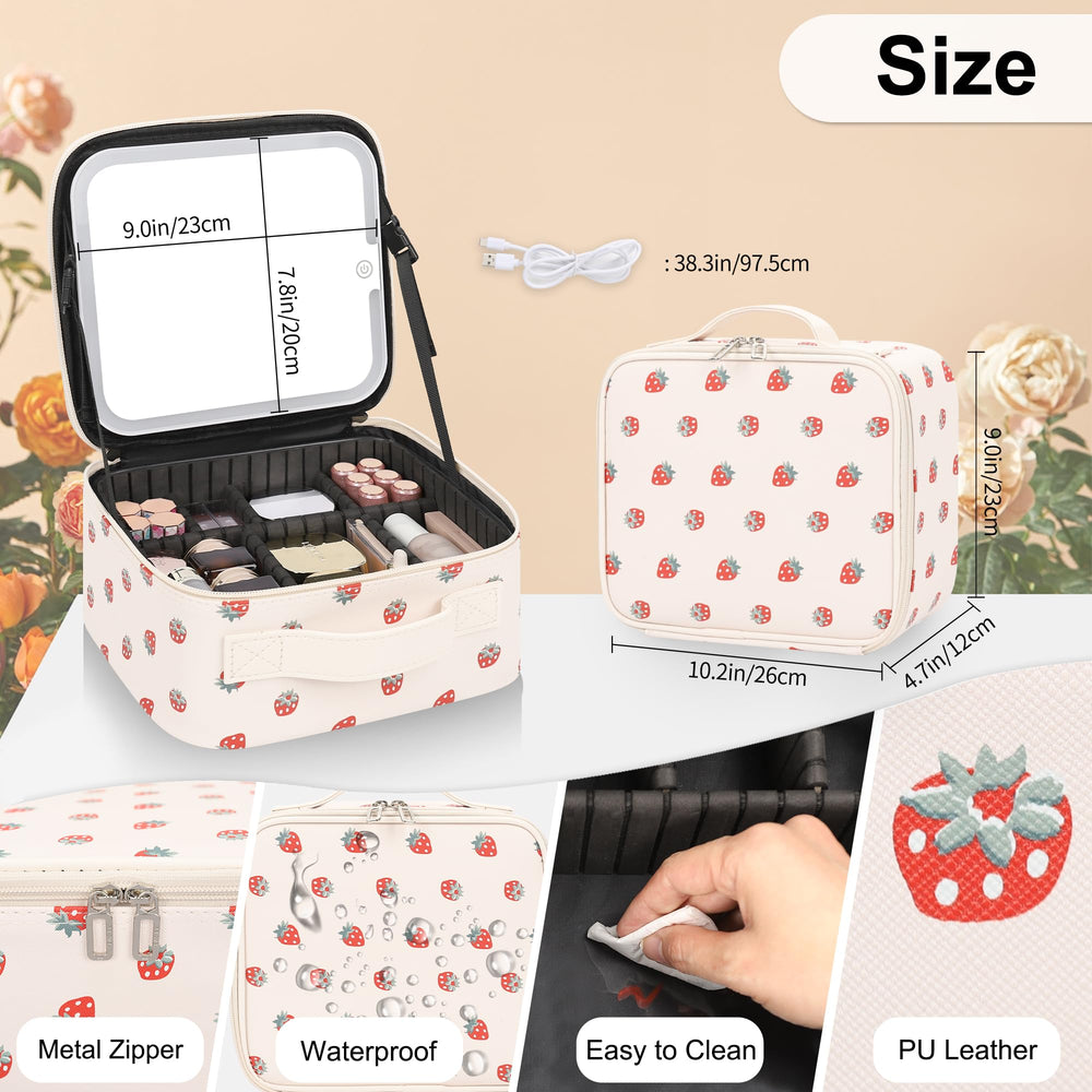 TANTO trousse maquillage imperméable au design rétro et facile à nettoyer