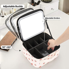 TANTO trousse maquillage miroir détachable pour retouches rapides en déplacement