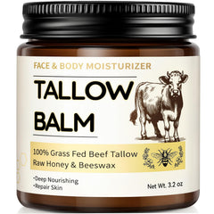 Taoscare graisse de boeuf en pot pour le visage, hydratation naturelle.