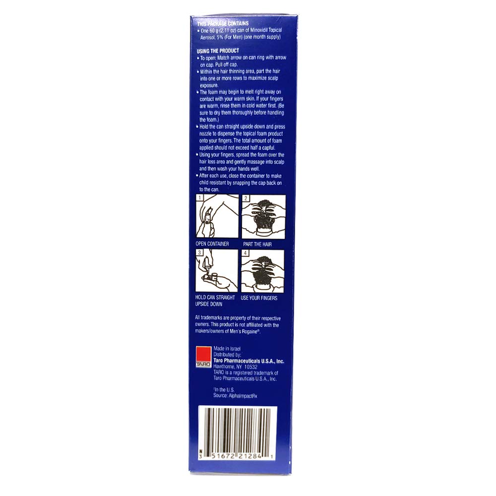 TARO Minoxidil routine-quotidienne, utilisation simple et efficace