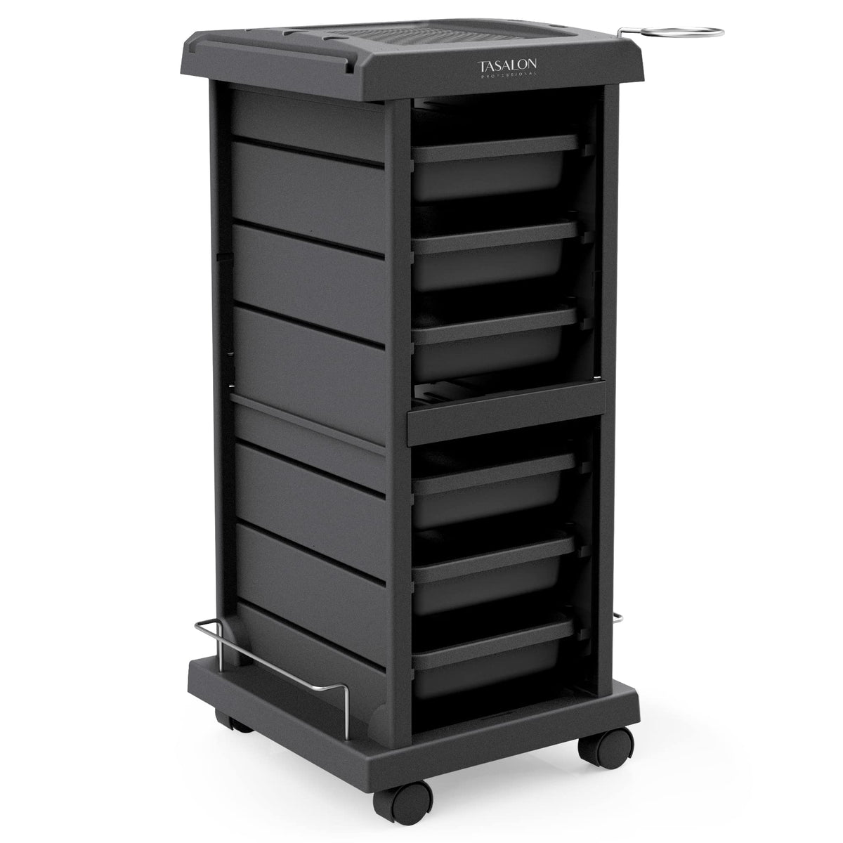 TASALON chariot salon roulant avec 6 plateaux, optimisation de l’espace.