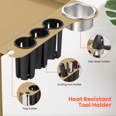 Tasalon Gold porte-outils résistant à la chaleur pour outils professionnels