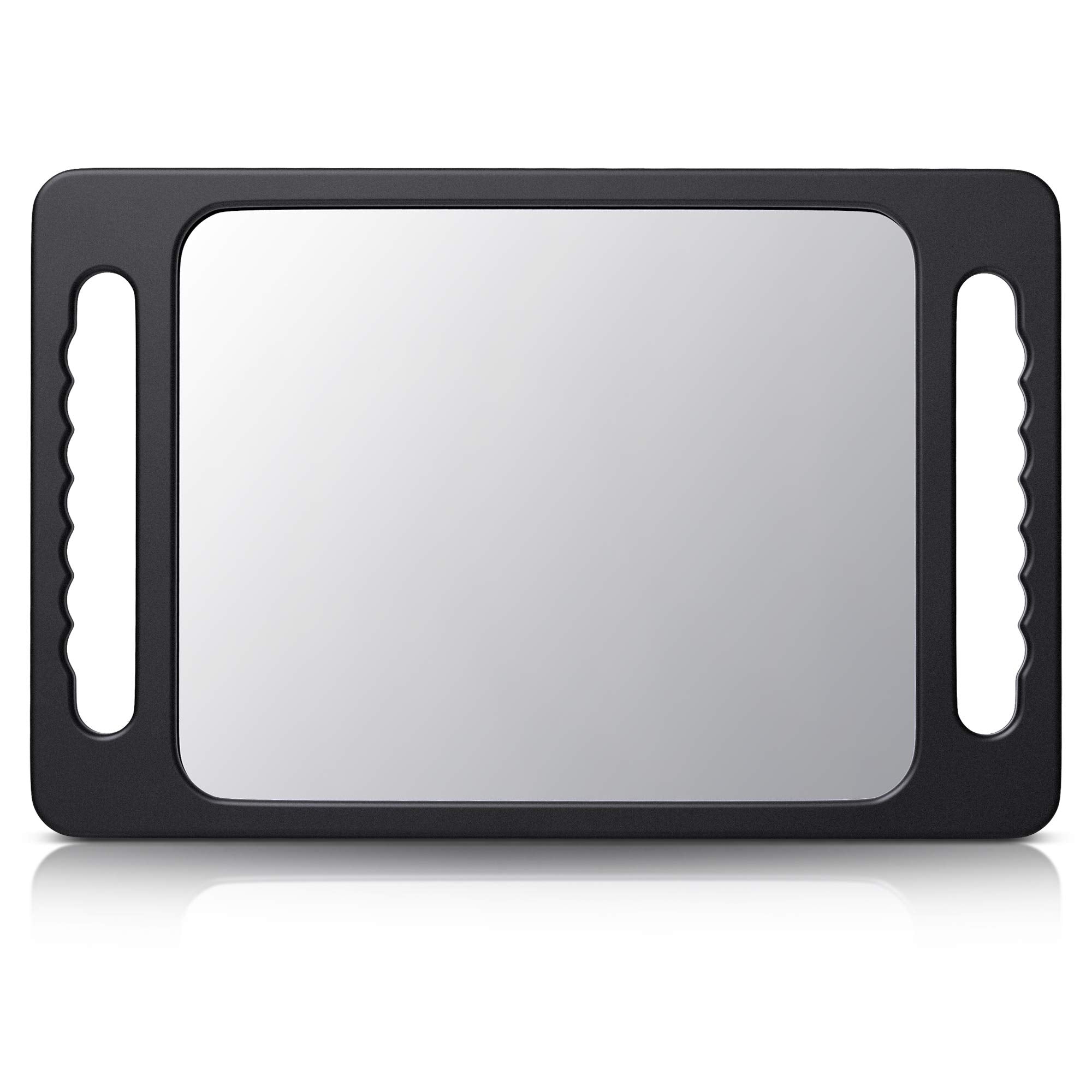 Miroir TASALON à double poignée avant, prise en main confortable et durable.