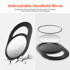 Miroir TASALON en verre trempé endurci offre image nette et stable