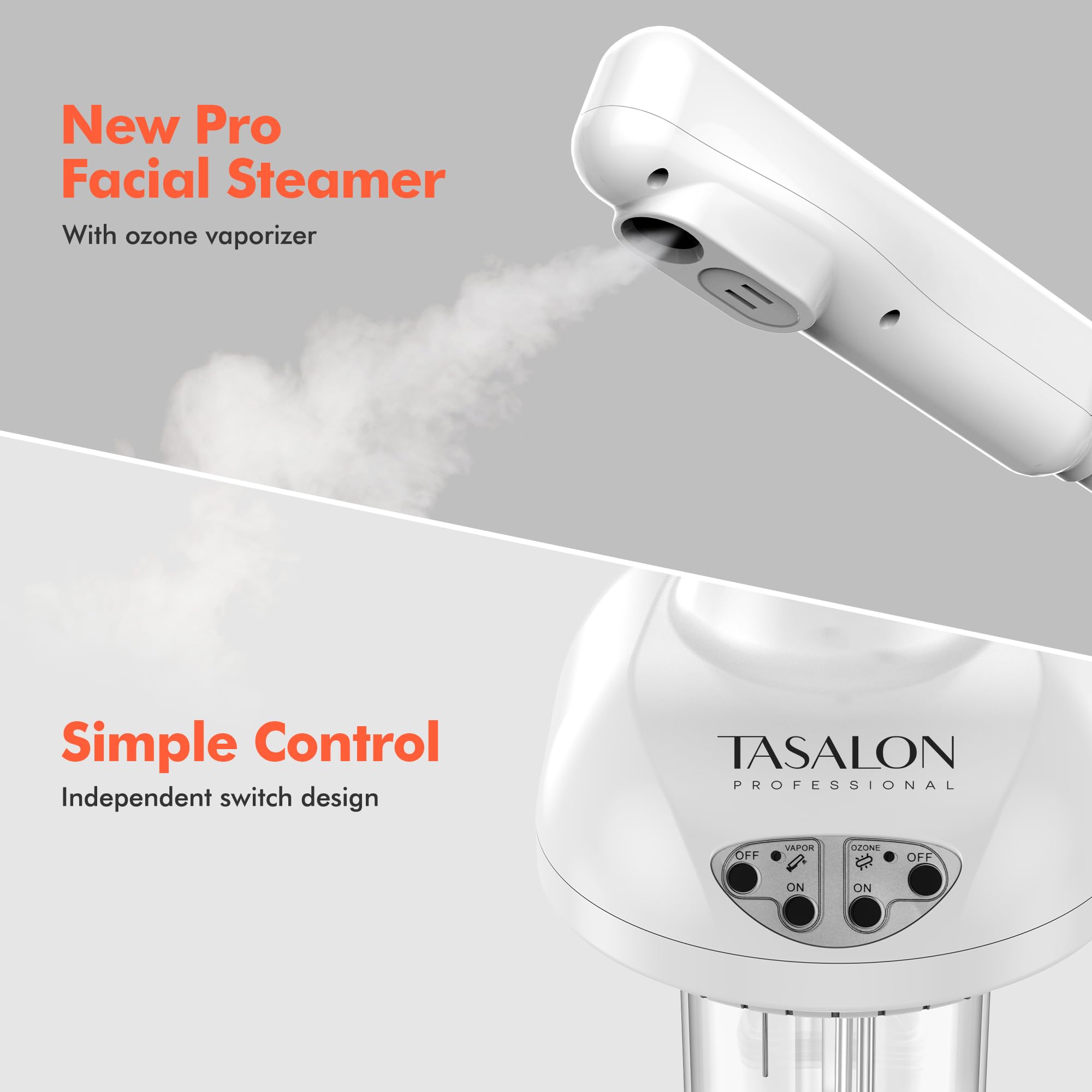 TASALON vapeur ozone chaud purifiant les pores