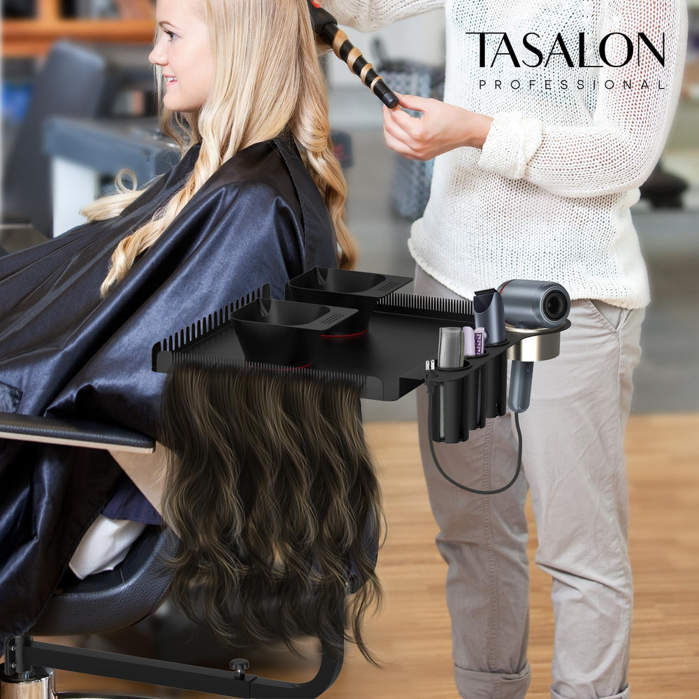 Tasalon solution polyvalente pour coloration et extensions en station.