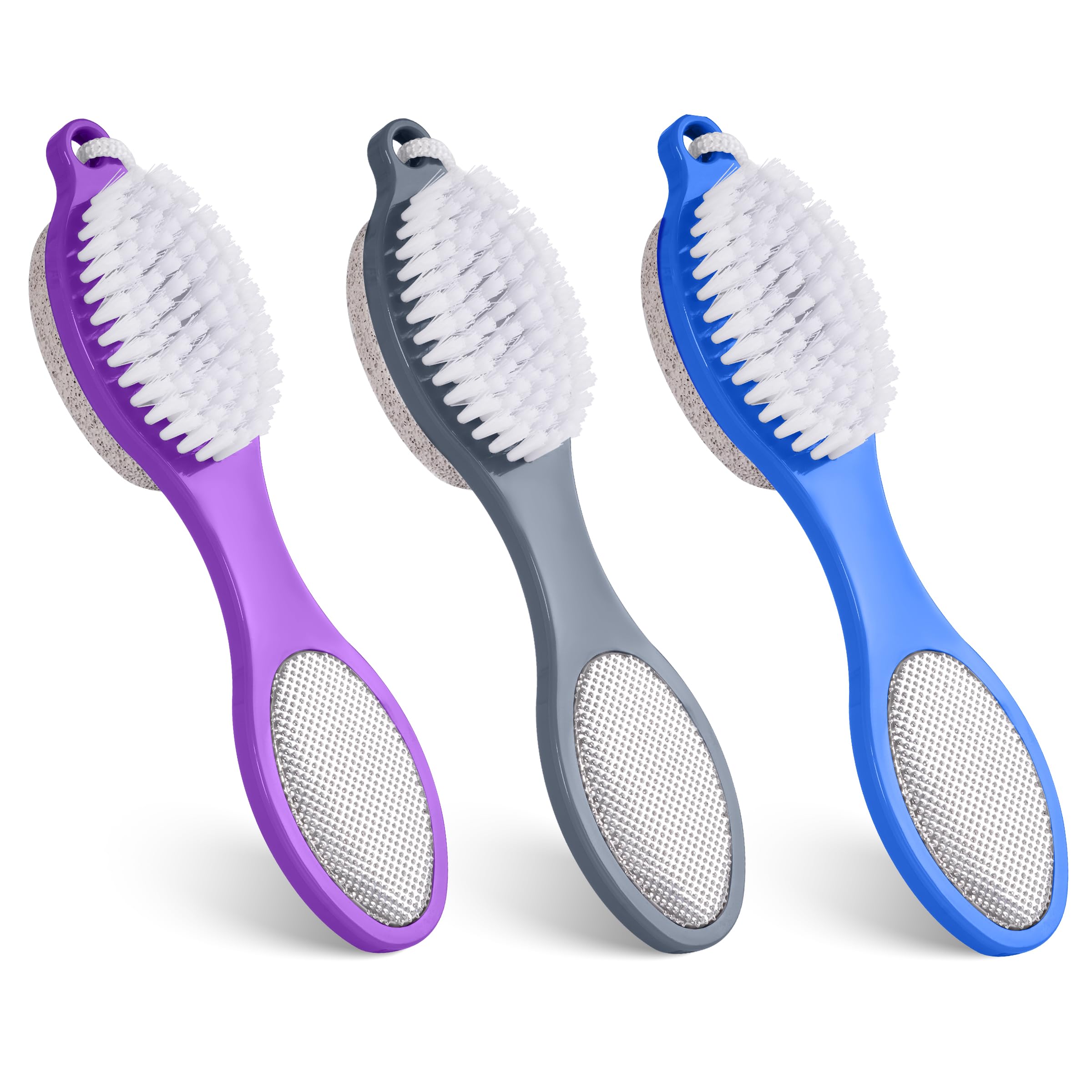 TaShow 3 en 1 brosse-pieds pour douche et exfoliation facile.