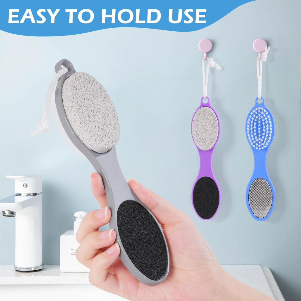 TaShow brosse-pieds double-face pour nettoyage quotidien des pieds.