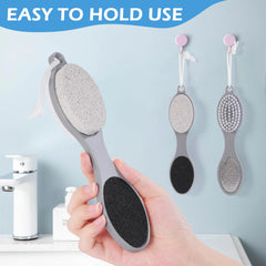 TaShow brosse-pieds double-face offre un nettoyage efficace des callosités et de la peau.