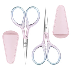 TaShow ciseaux sourcils ensemble 2 pièces en acier inoxydable pour utilisation durable