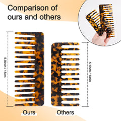TaShow peigne dents larges, format portable, idéal pour le sac.
