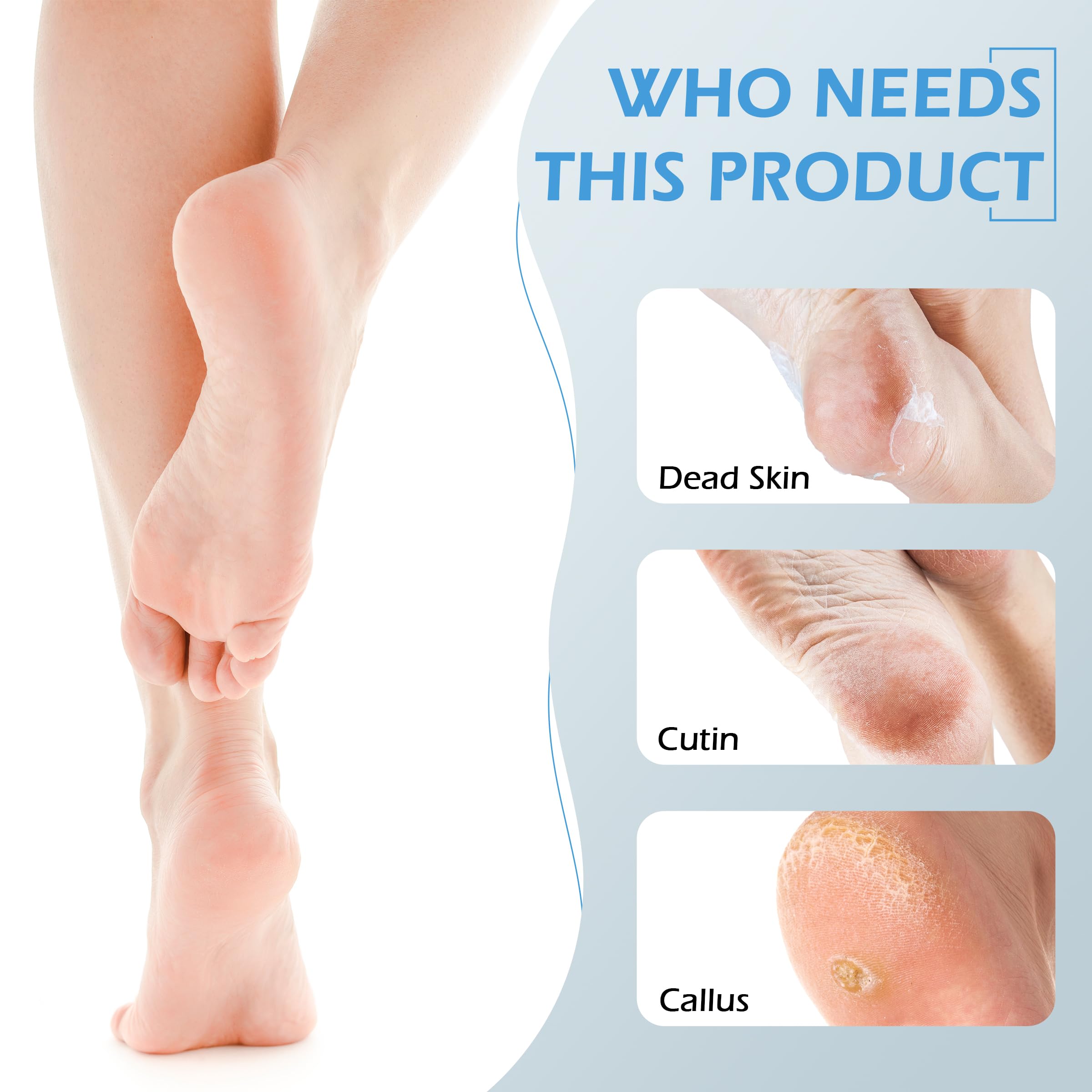 TaShow raspe-pieds en inox pour lisser les surfaces rugueuses.