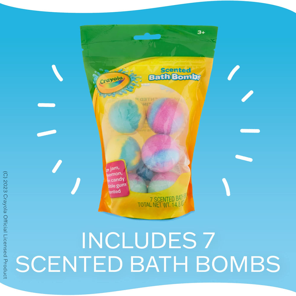 Crayola Taste Beauty bombe bain petit format – parfait pour Noël