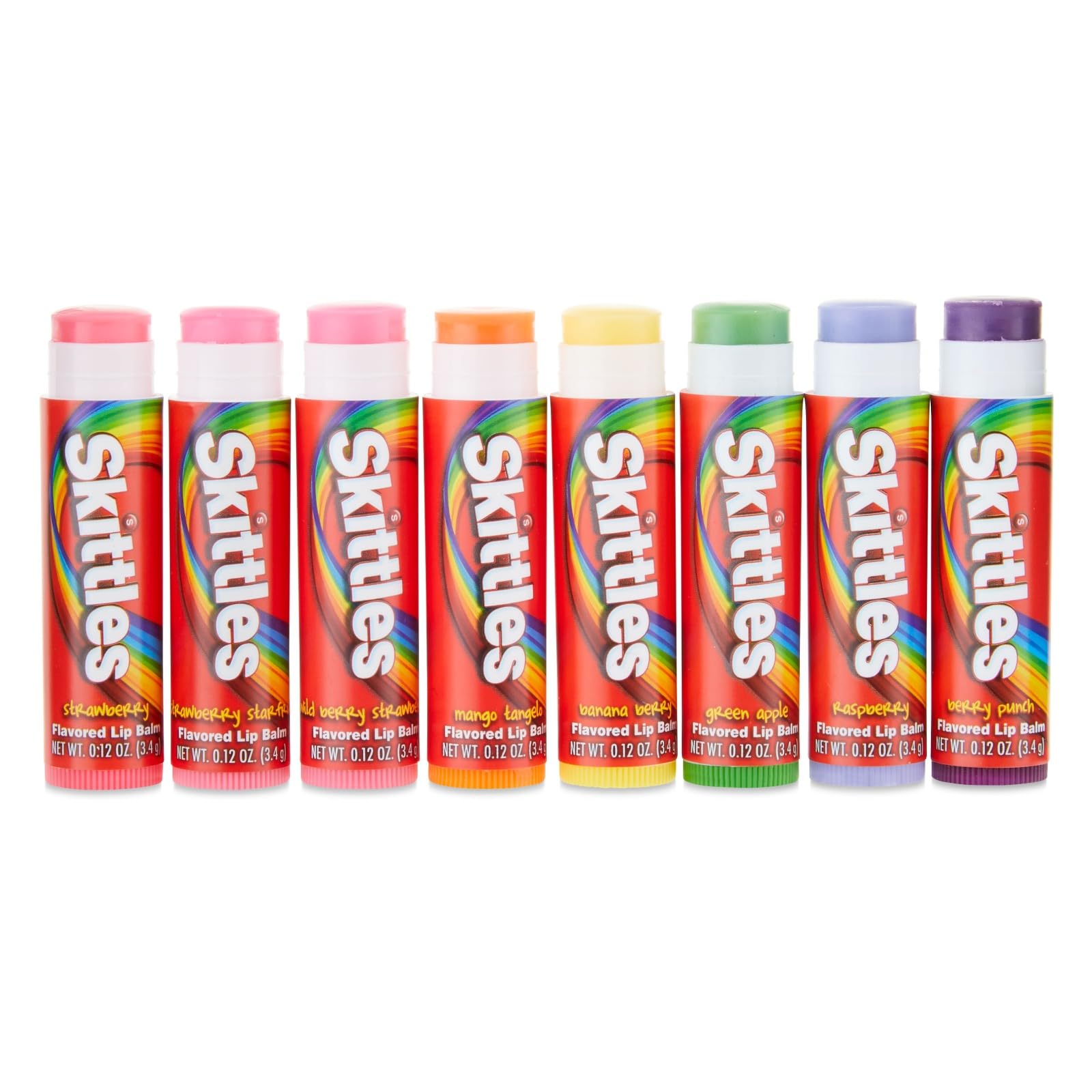 Taste Beauty baumes à lèvres Skittle, usage quotidien pratique en déplacement.