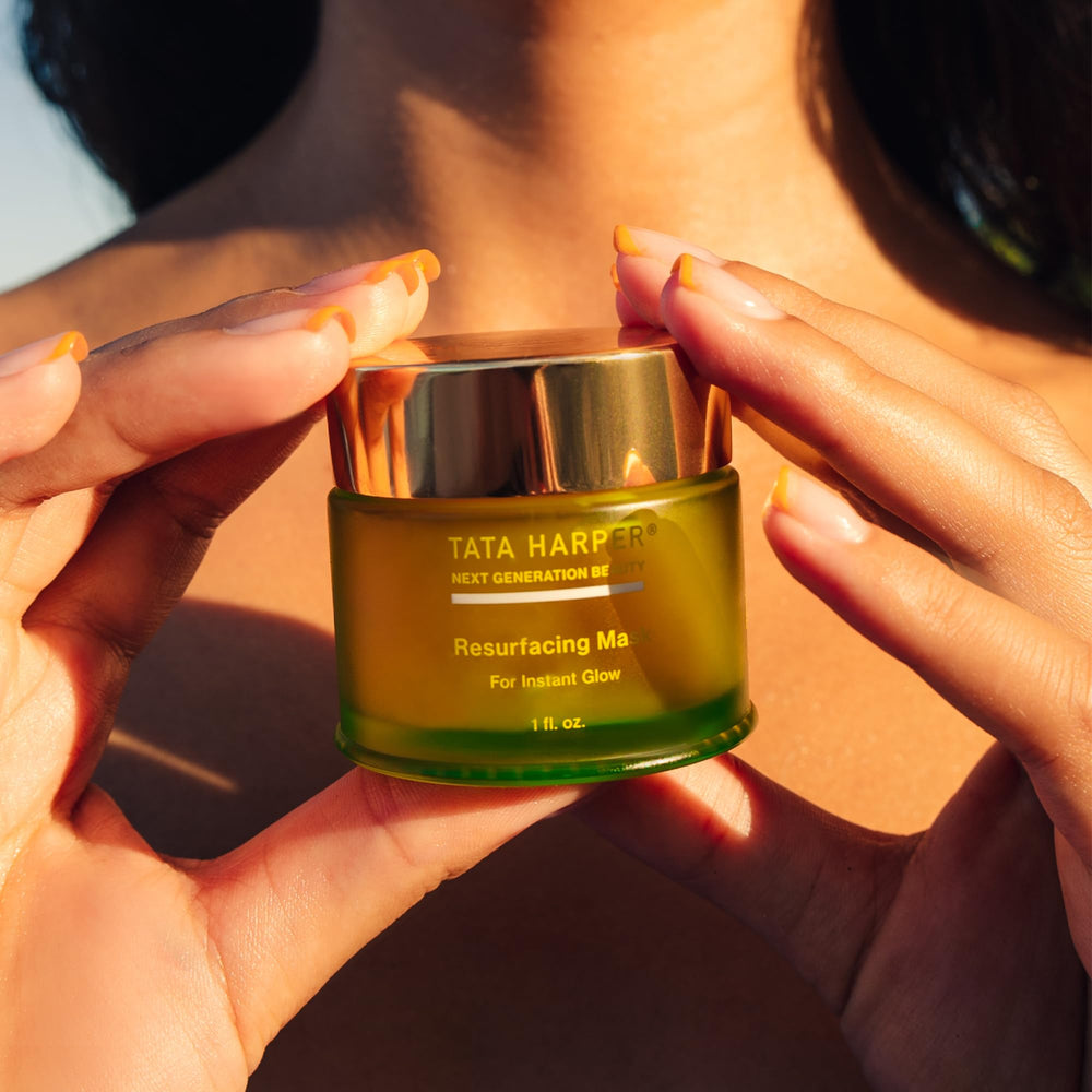 Tata Harper masque resurfacant texture éclat : expérience onctueuse et réconfortante.