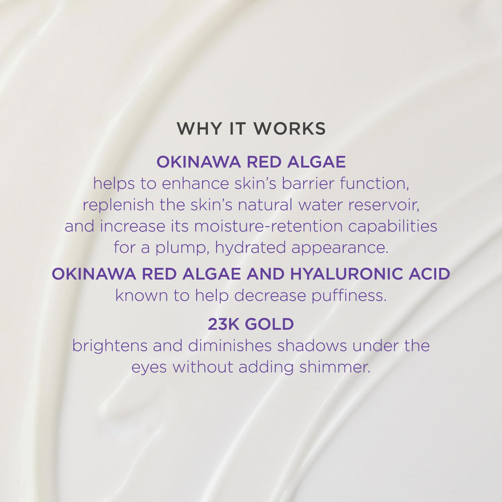 TATCHA algue rouge d’Okinawa apportant fraîcheur et hydratation.
