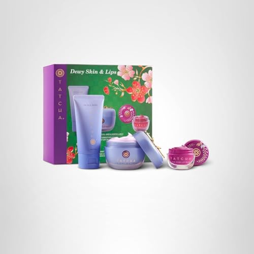 Brillant pour lèvres framboise Tatcha, effet gloss naturel.