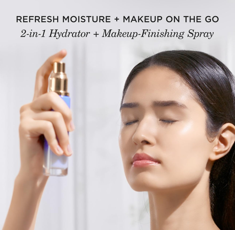 Application visage Tatcha pour spray ultra-fin et fini lumineux.