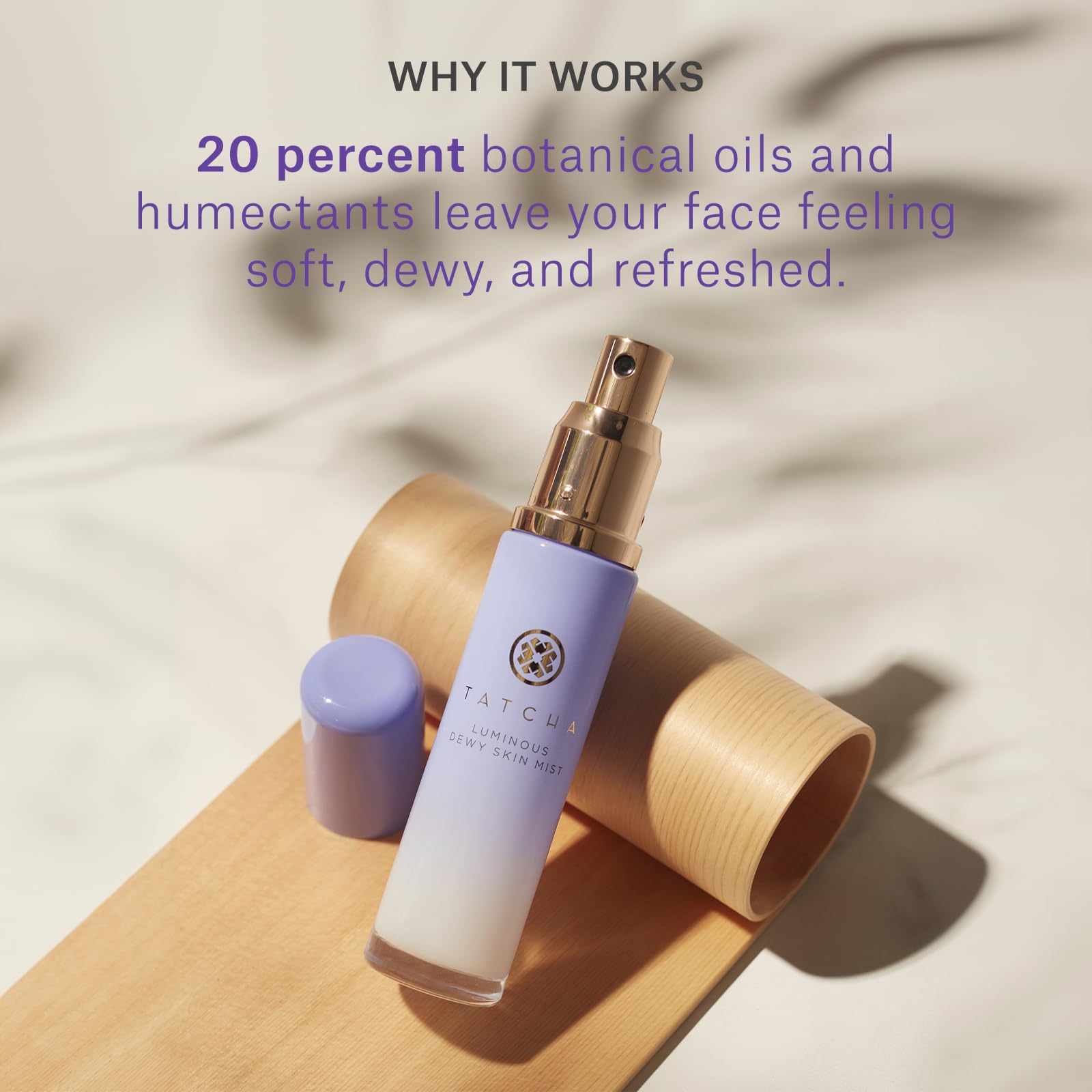 Emballage Tatcha élégant et pratique à emporter.