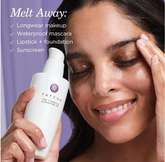 TATCHA démonstration d’application visage et démaquillage des maquillages résistants
