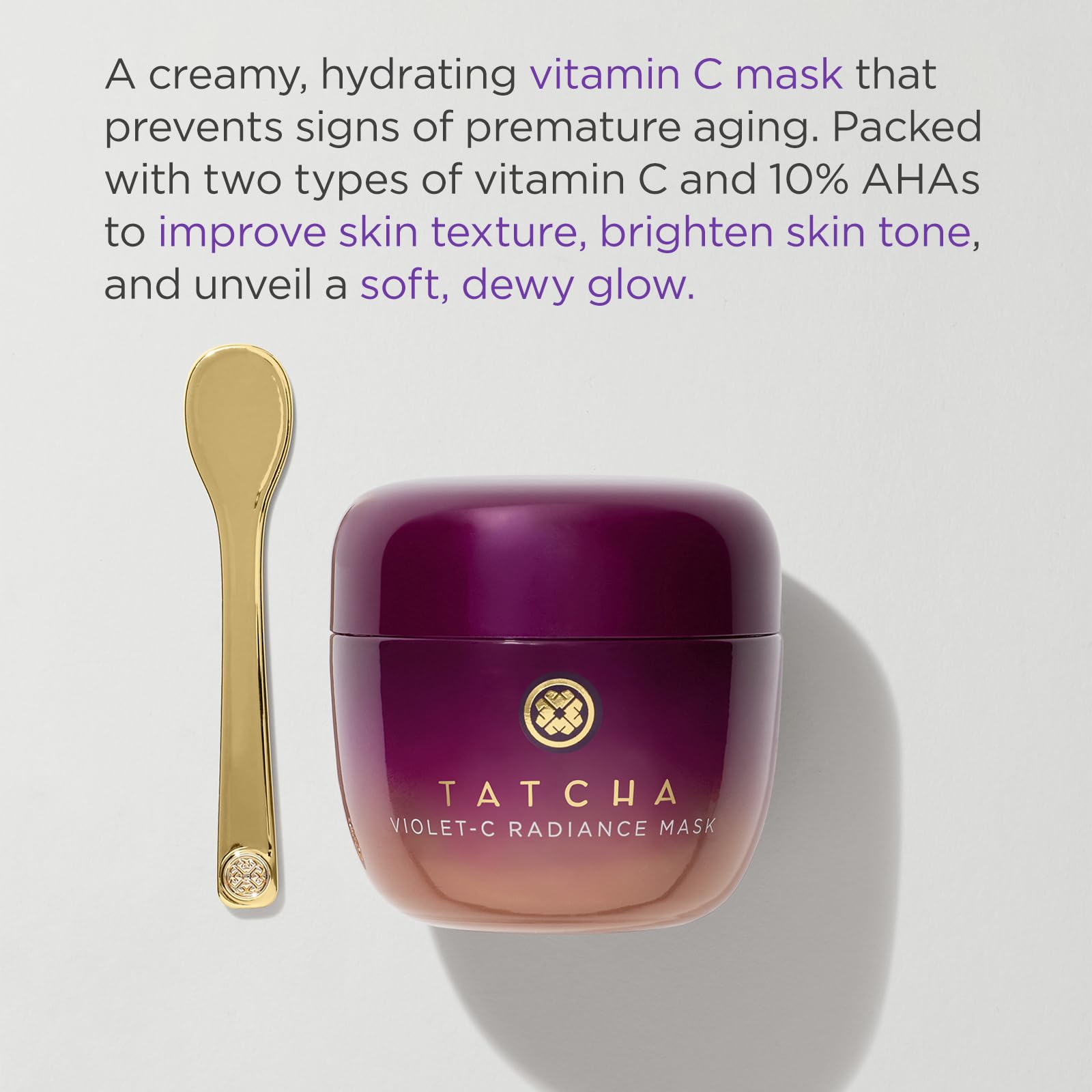 Dérivés de vitamine C TATCHA offrant éclat durable et protection antioxydante