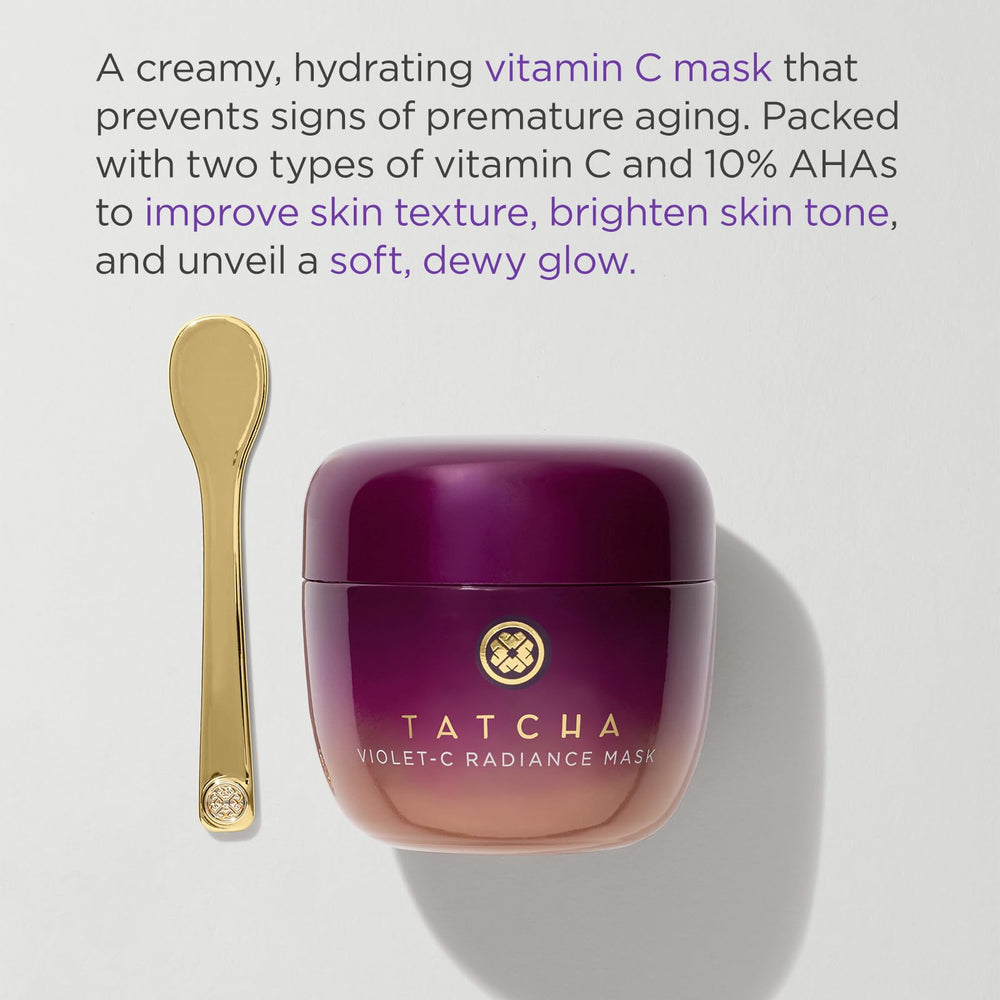 Dérivés de vitamine C TATCHA offrant éclat durable et protection antioxydante