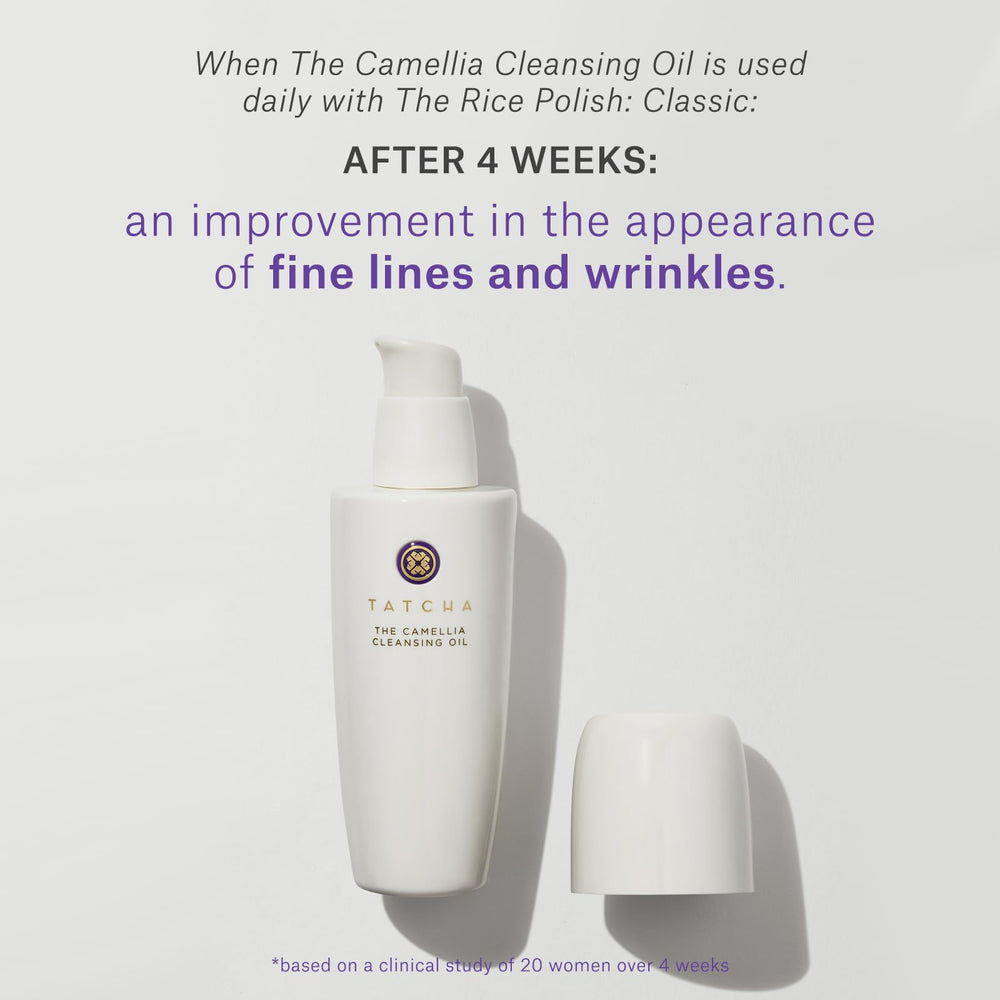 TATCHA émulsion nettoyante sans résidu gras après le lavage