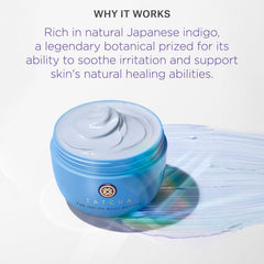 TATCHA Indigo Body Butter – avoine colloïdale protège et apaise les démangeaisons.