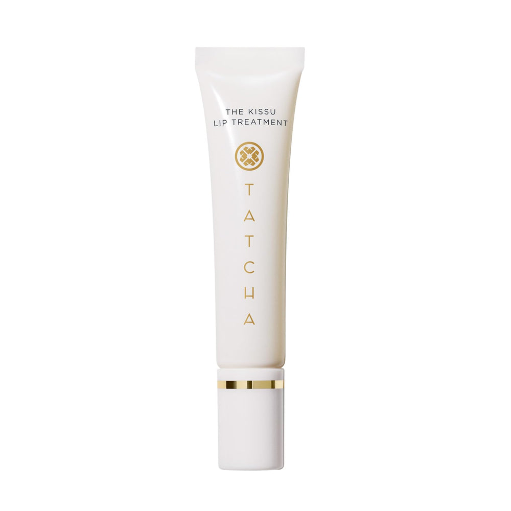 Tatcha Kissu Sérum lèvres, vue de la bouteille et volume potentiel.