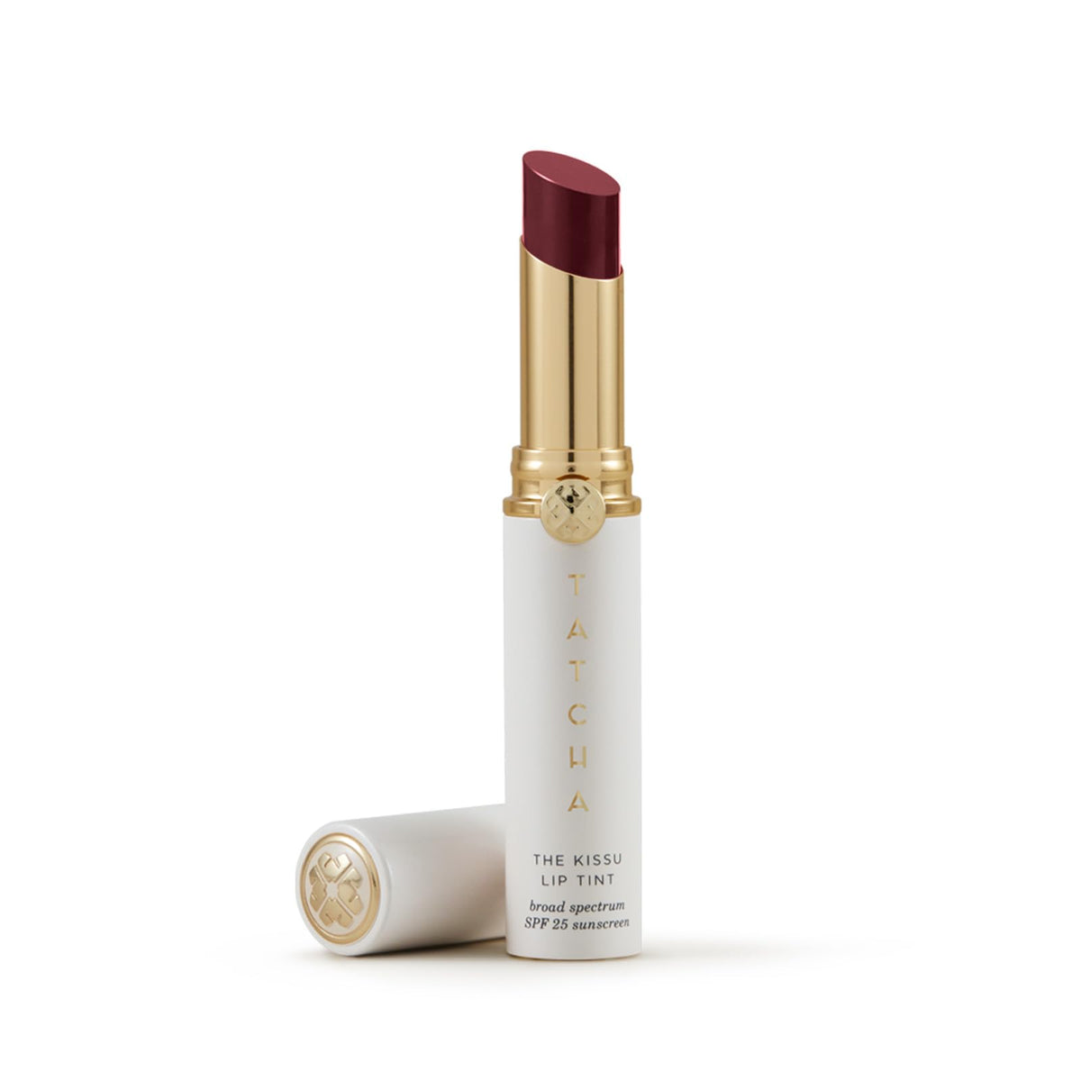 TATCHA Kissu Lip Tint SPF 25 Midnight Lily - emballage élégant et hydratant