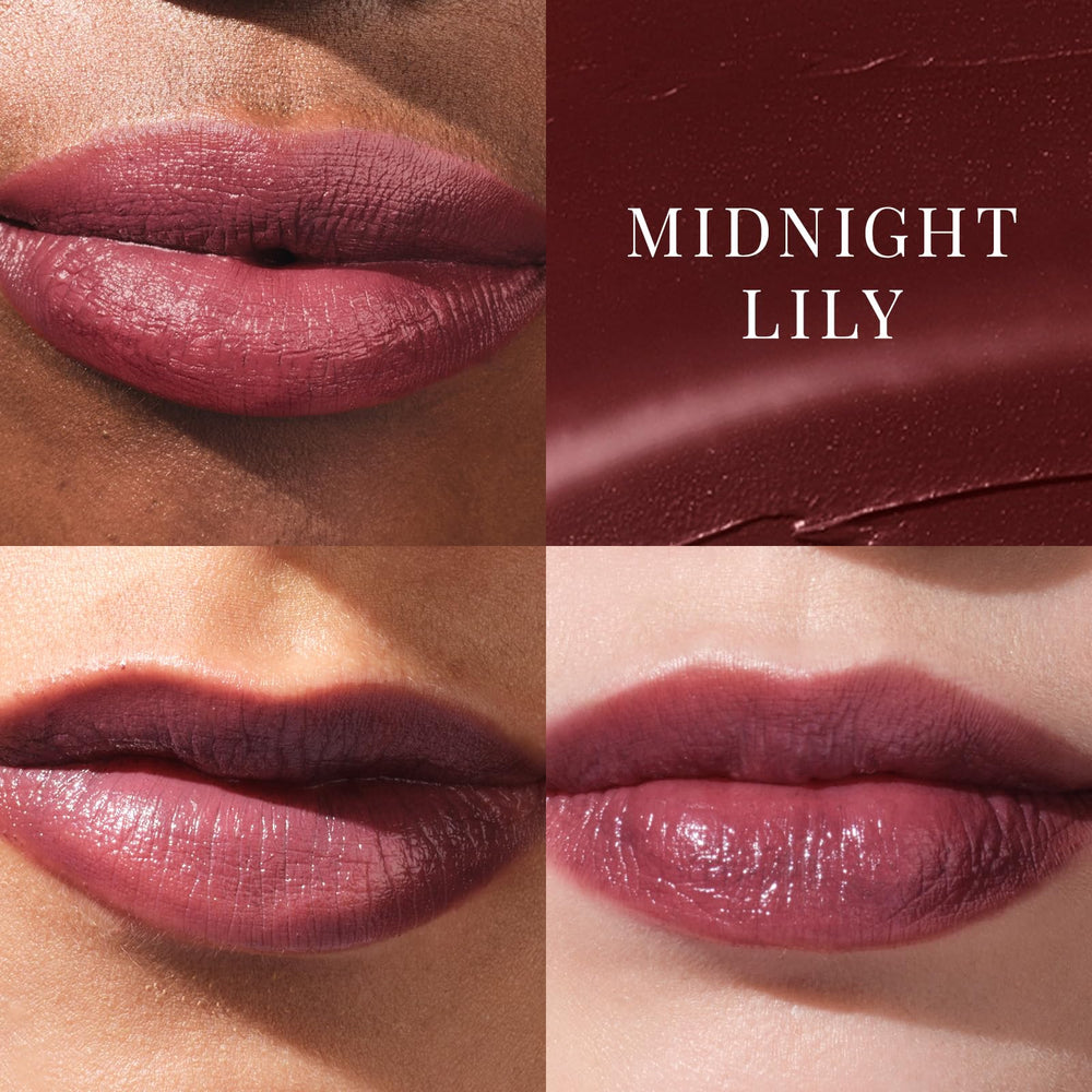 TATCHA Kissu Lip Tint SPF 25 Midnight Lily - nuancier de couleur subtil et durable
