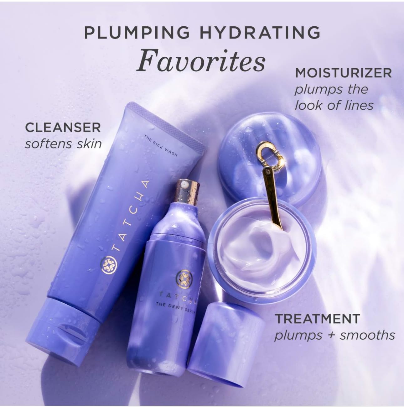 TATCHA Lavage au riz — idéal pour routine matin et soir.