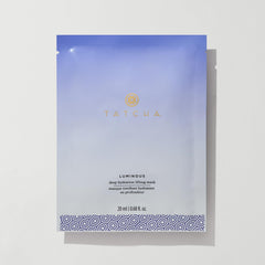 Masque TATCHA pour visage: hydratation profonde et peau repulpée.
